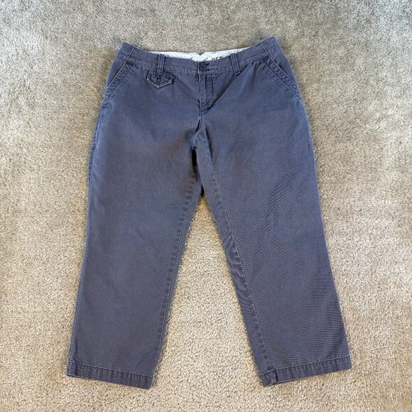 Eddie Bauer Pants - Eddie Bauer Womens Blakely Fit  Capri Pants Size 10 Gray Hiking Casual F389